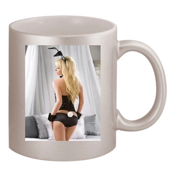 Sara Jean Underwood 11oz Metallic Silver Mug