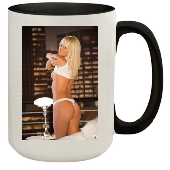 Sara Jean Underwood 15oz Colored Inner & Handle Mug