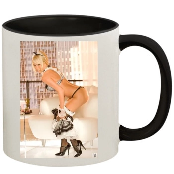 Sara Jean Underwood 11oz Colored Inner & Handle Mug