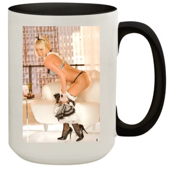 Sara Jean Underwood 15oz Colored Inner & Handle Mug