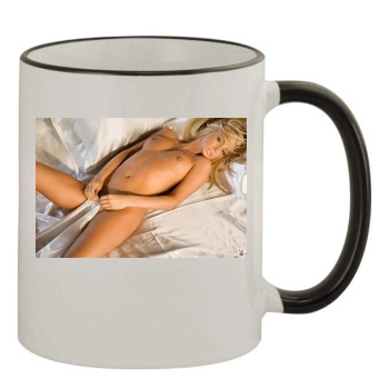 Sara Jean Underwood 11oz Colored Rim & Handle Mug