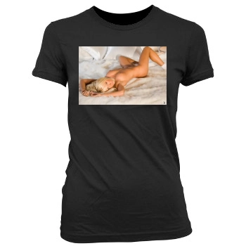 Sara Jean Underwood Women's Junior Cut Crewneck T-Shirt