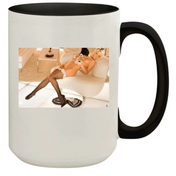 Sara Jean Underwood 15oz Colored Inner & Handle Mug