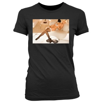 Sara Jean Underwood Women's Junior Cut Crewneck T-Shirt