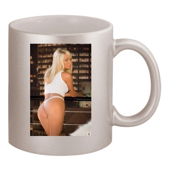 Sara Jean Underwood 11oz Metallic Silver Mug