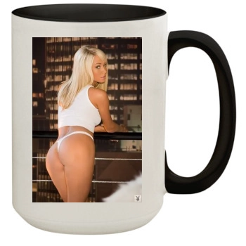 Sara Jean Underwood 15oz Colored Inner & Handle Mug