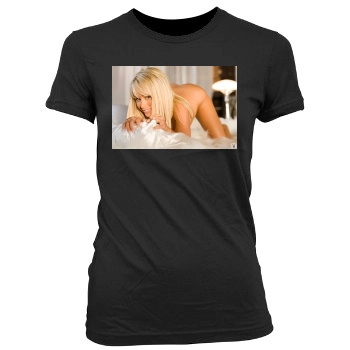 Sara Jean Underwood Women's Junior Cut Crewneck T-Shirt