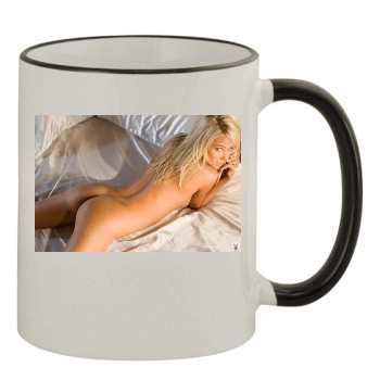 Sara Jean Underwood 11oz Colored Rim & Handle Mug