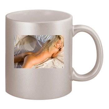 Sara Jean Underwood 11oz Metallic Silver Mug