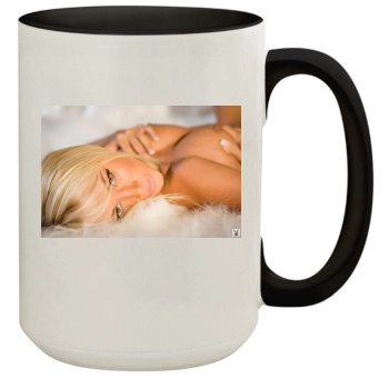 Sara Jean Underwood 15oz Colored Inner & Handle Mug