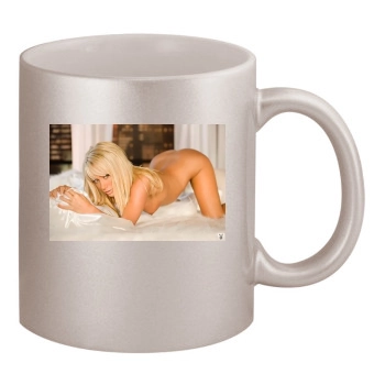 Sara Jean Underwood 11oz Metallic Silver Mug