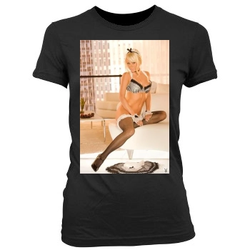 Sara Jean Underwood Women's Junior Cut Crewneck T-Shirt