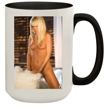 Sara Jean Underwood 15oz Colored Inner & Handle Mug