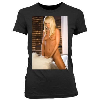 Sara Jean Underwood Women's Junior Cut Crewneck T-Shirt