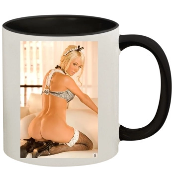 Sara Jean Underwood 11oz Colored Inner & Handle Mug