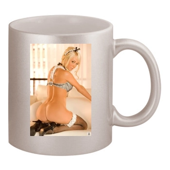 Sara Jean Underwood 11oz Metallic Silver Mug