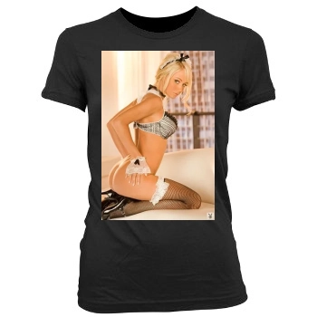 Sara Jean Underwood Women's Junior Cut Crewneck T-Shirt