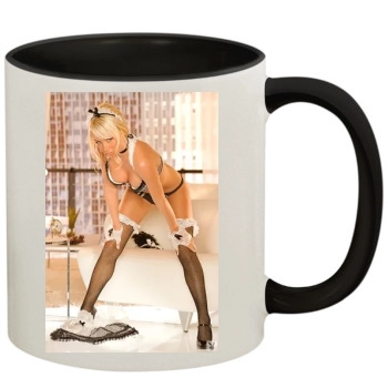 Sara Jean Underwood 11oz Colored Inner & Handle Mug