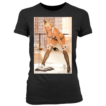 Sara Jean Underwood Women's Junior Cut Crewneck T-Shirt