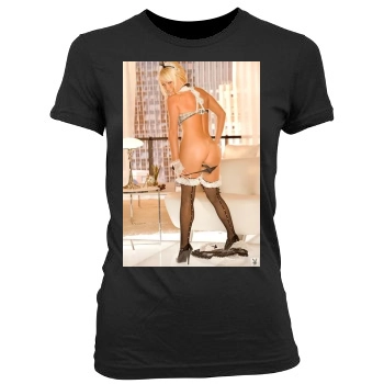 Sara Jean Underwood Women's Junior Cut Crewneck T-Shirt