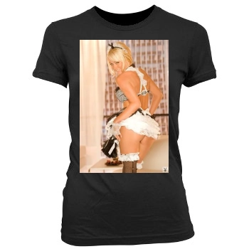 Sara Jean Underwood Women's Junior Cut Crewneck T-Shirt