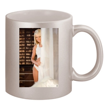 Sara Jean Underwood 11oz Metallic Silver Mug