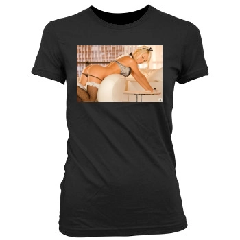 Sara Jean Underwood Women's Junior Cut Crewneck T-Shirt