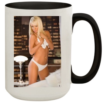 Sara Jean Underwood 15oz Colored Inner & Handle Mug