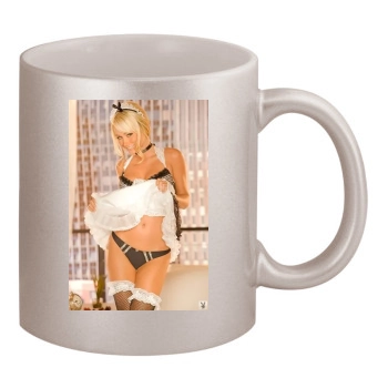 Sara Jean Underwood 11oz Metallic Silver Mug