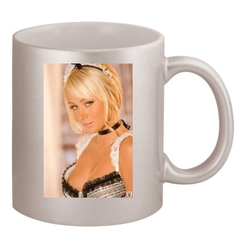 Sara Jean Underwood 11oz Metallic Silver Mug