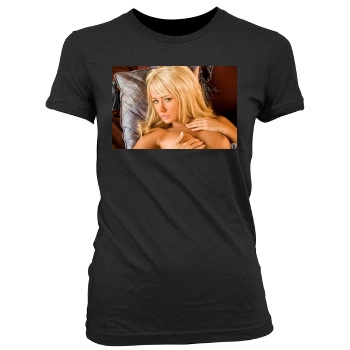 Sara Jean Underwood Women's Junior Cut Crewneck T-Shirt