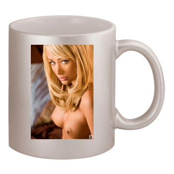 Sara Jean Underwood 11oz Metallic Silver Mug