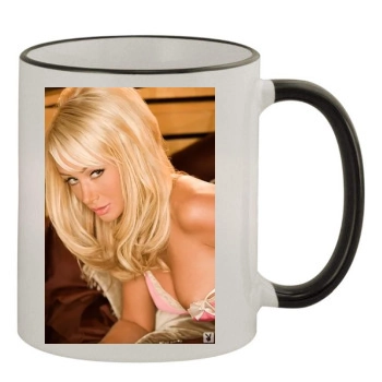 Sara Jean Underwood 11oz Colored Rim & Handle Mug