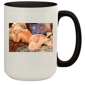 Sara Jean Underwood 15oz Colored Inner & Handle Mug