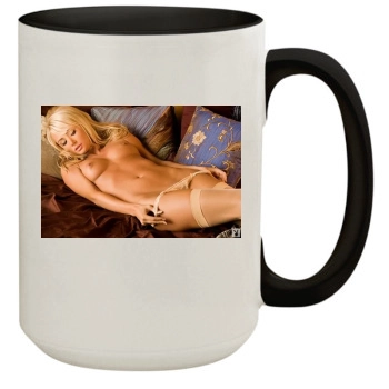 Sara Jean Underwood 15oz Colored Inner & Handle Mug