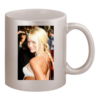 Sara Jean Underwood 11oz Metallic Silver Mug