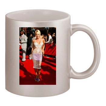 Sara Jean Underwood 11oz Metallic Silver Mug