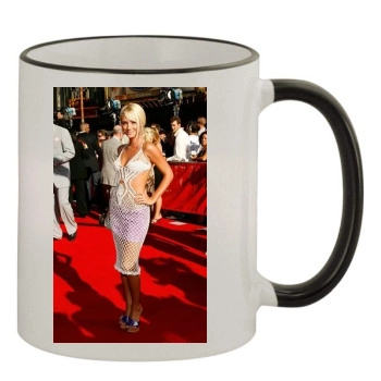 Sara Jean Underwood 11oz Colored Rim & Handle Mug