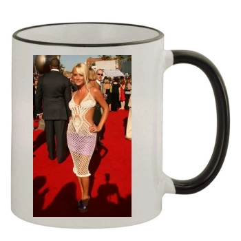 Sara Jean Underwood 11oz Colored Rim & Handle Mug