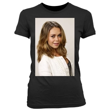 Alexis Dziena Women's Junior Cut Crewneck T-Shirt