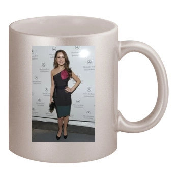 Alexis Dziena 11oz Metallic Silver Mug