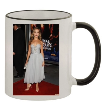 Alexis Dziena 11oz Colored Rim & Handle Mug