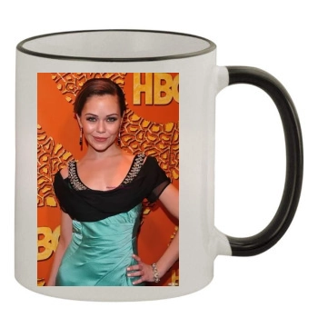 Alexis Dziena 11oz Colored Rim & Handle Mug