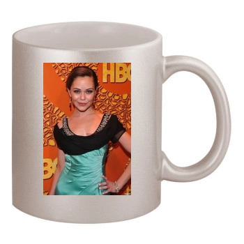 Alexis Dziena 11oz Metallic Silver Mug