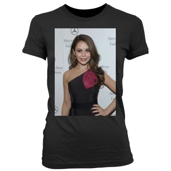 Alexis Dziena Women's Junior Cut Crewneck T-Shirt