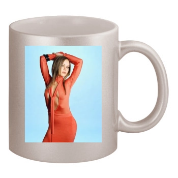 Alexis Dziena 11oz Metallic Silver Mug