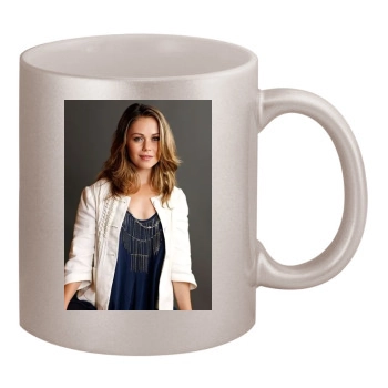 Alexis Dziena 11oz Metallic Silver Mug