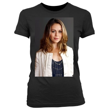 Alexis Dziena Women's Junior Cut Crewneck T-Shirt