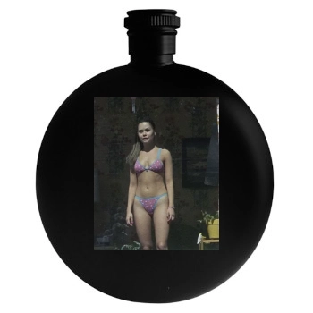 Alexis Dziena Round Flask