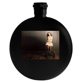 Alexis Dziena Round Flask